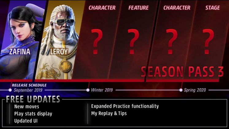 Tekken 7 Season 3 Pass Remaing Characters