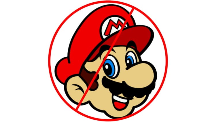 Nintendo Mario head not allowed | The Outerhaven CES 2024, Mario