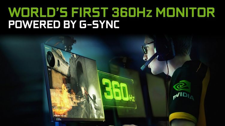 Nvidia 360Hz gaming monitors