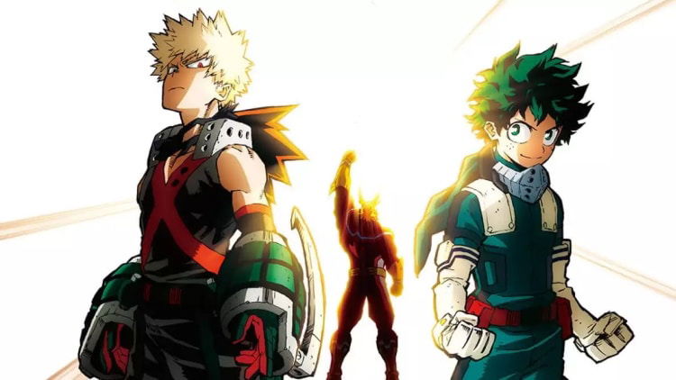 My Hero Academia Heroes Rising Baku and Deku