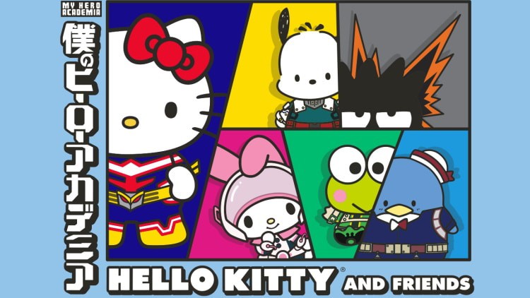 My Hero Academia x Hello Kitty and Friends Join Forces | The Outerhaven My Hero Academia x Hello Kitty and Friends Join Forces