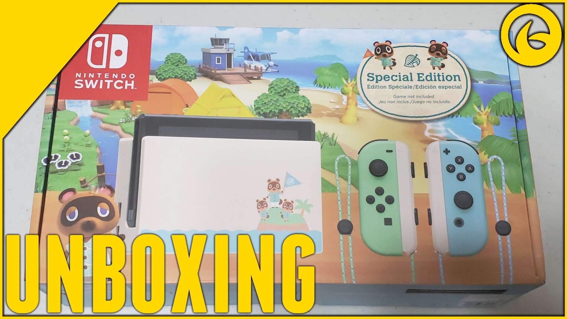Animal Crossing New Horizons Special Edition Switch unboxing | The Outerhaven Animal Crossing New Horizons Special Edition Switch unboxing