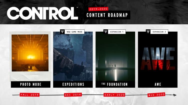 CONTROL-post-launch-roadmap | The Outerhaven Control DLC Roadmap