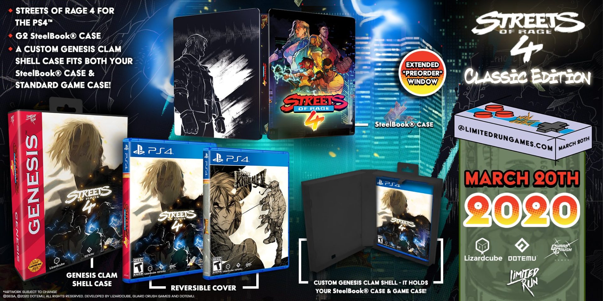Limited Run Games Streets of Rage 4 Screenshot | The Outerhaven Limited Run Games Streets of Rage 4 glamour