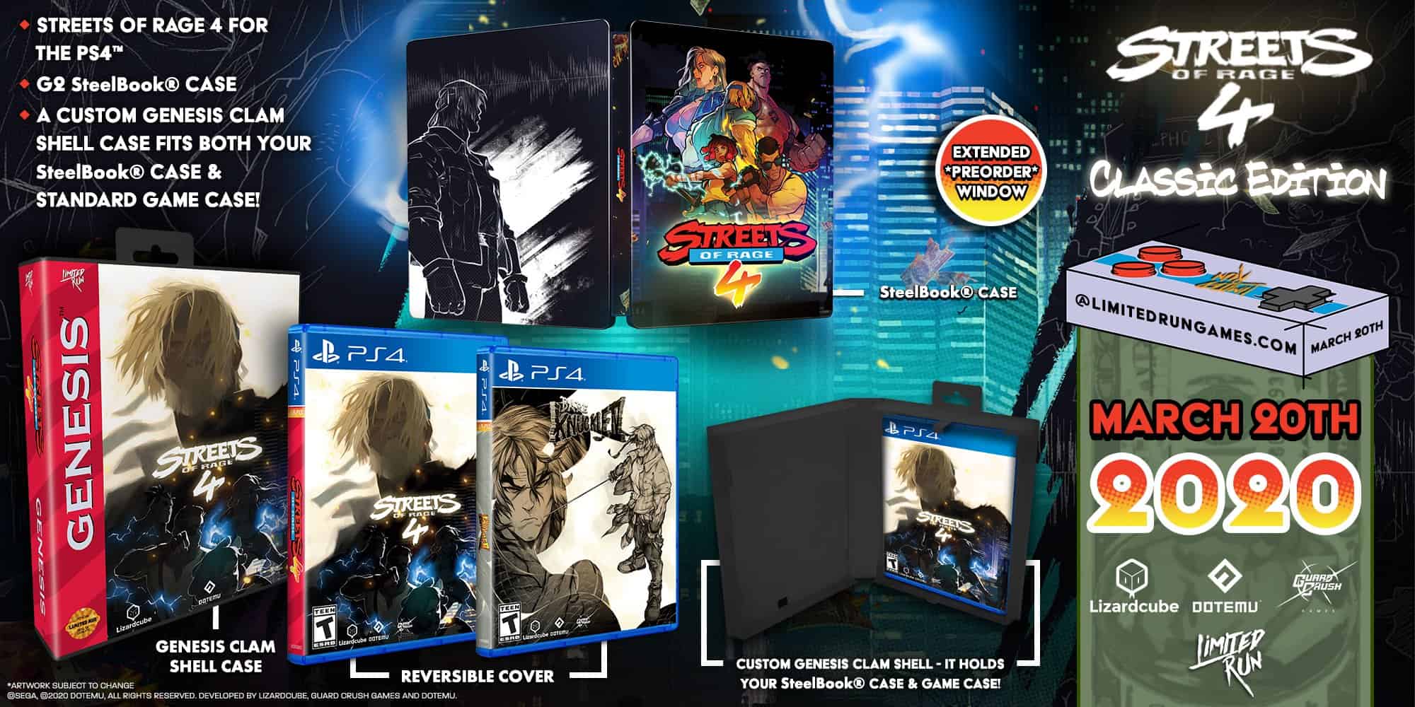 Limited Run Games Streets of Rage 4 Screenshot | The Outerhaven Limited Run Games Streets of Rage 4 glamour