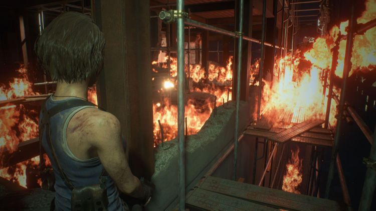 RE3_Burning_building | The Outerhaven