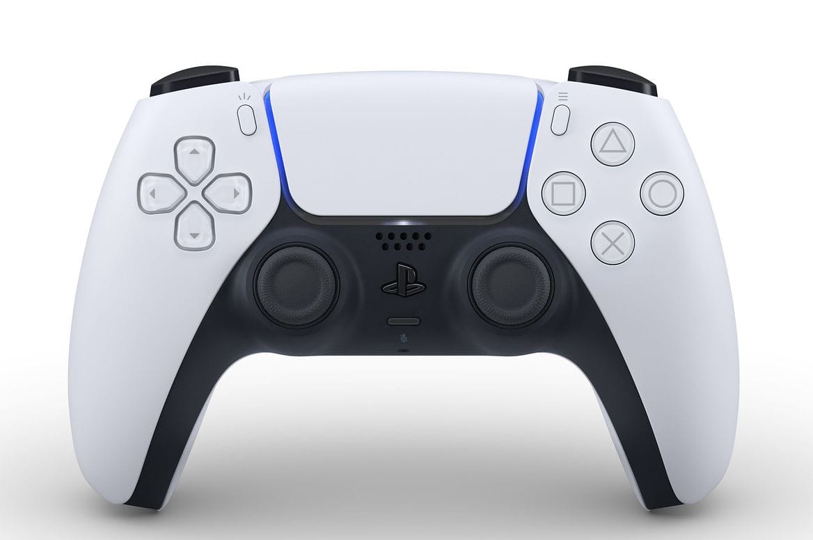 PlayStation 5 DualSense Controller - front view | The Outerhaven PlayStation 5 DualSense Controller - front view
