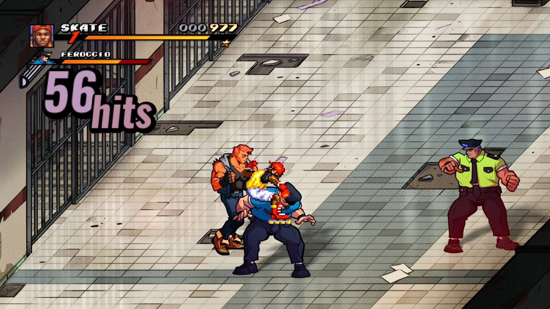 Streets of Rage 4 PC Gameplay - Skates Police Precinnt Stage | The Outerhaven