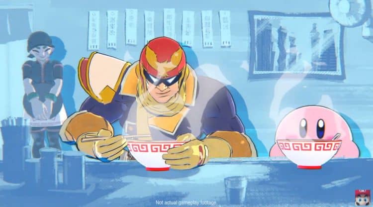 Captain Falcon and Kirby eating ramen | The Outerhaven Captain Falcon and Kirby eating ramen