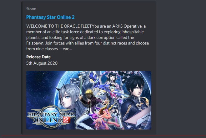 Phantasy Star Online 2 Steam Release | The Outerhaven
