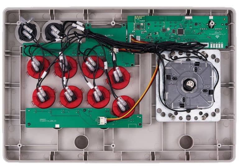 8Bitdo Arcade Stick Insides - A joystick modders dream