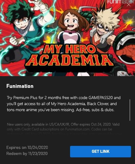 2-month-funimation-gamepass-promo | The Outerhaven