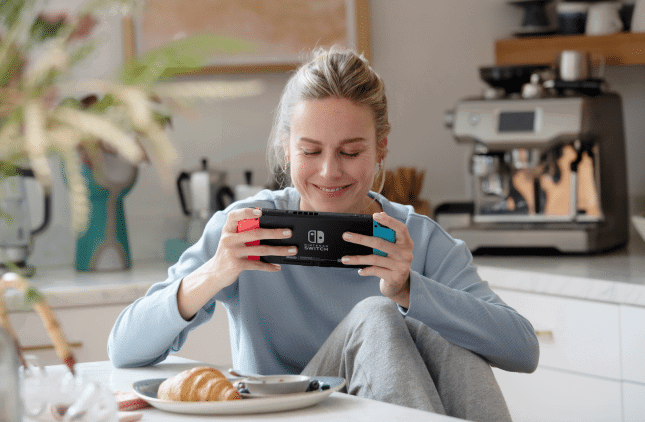 Brie Larson Nintendo Switch