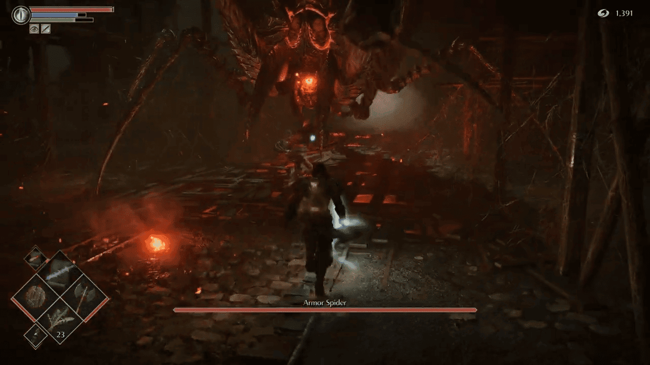 Demon's Souls Remake Armor Spider Boss Fight | The Outerhaven Demon's Souls Remake Armor Spider Boss Fight