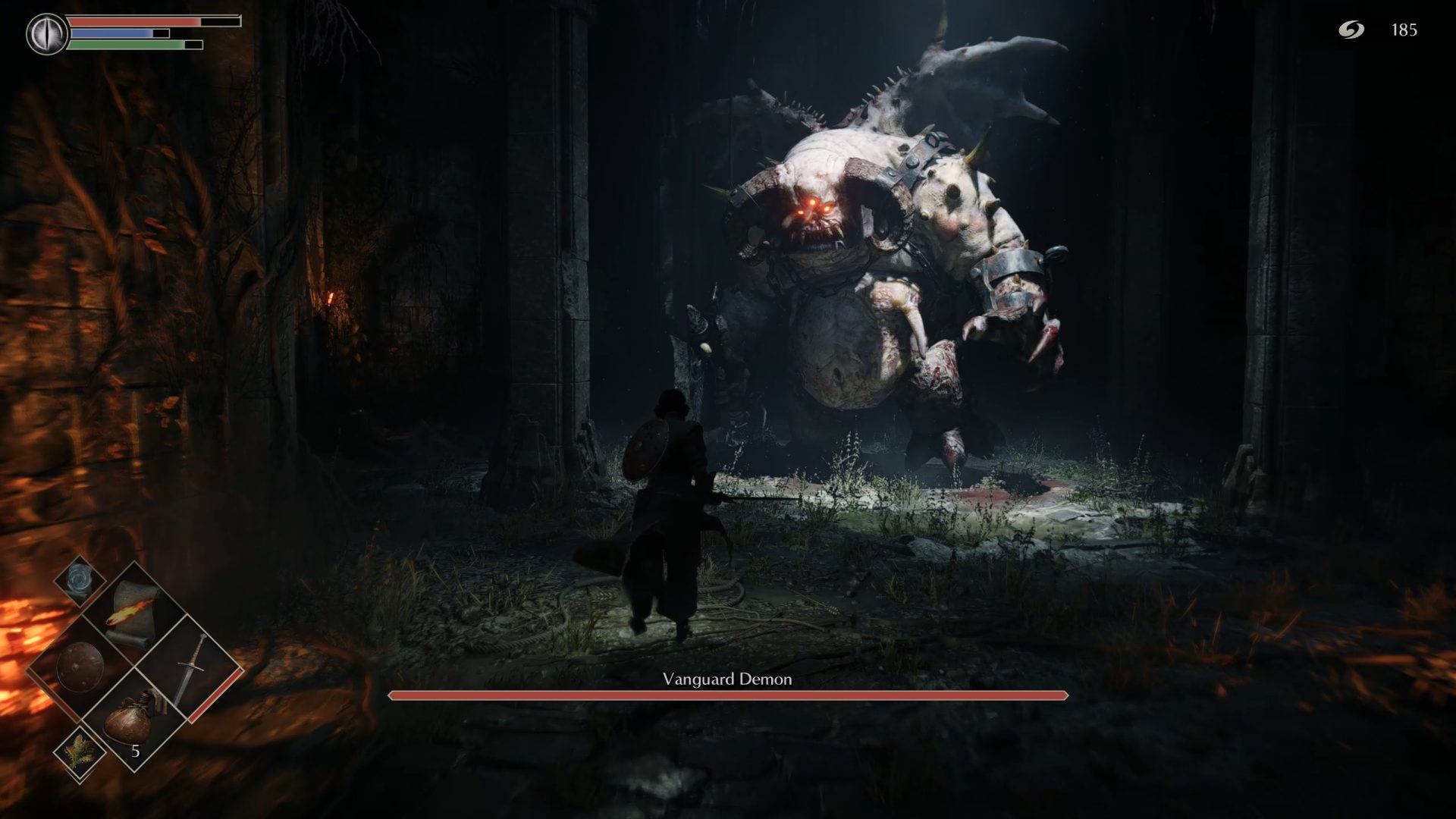 Demon's Souls Remake Vanguard Boss Fight and Hidden Area Cutscene | The Outerhaven Demon's Souls Remake Vanguard Boss Fight and Hidden Area Cutscene