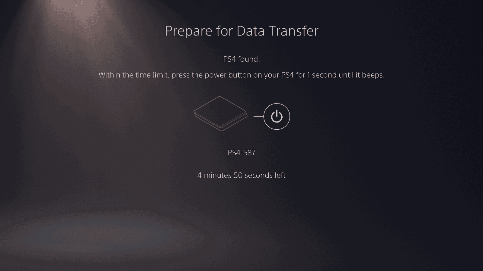 PS4 to PS5 Data Transfer -04