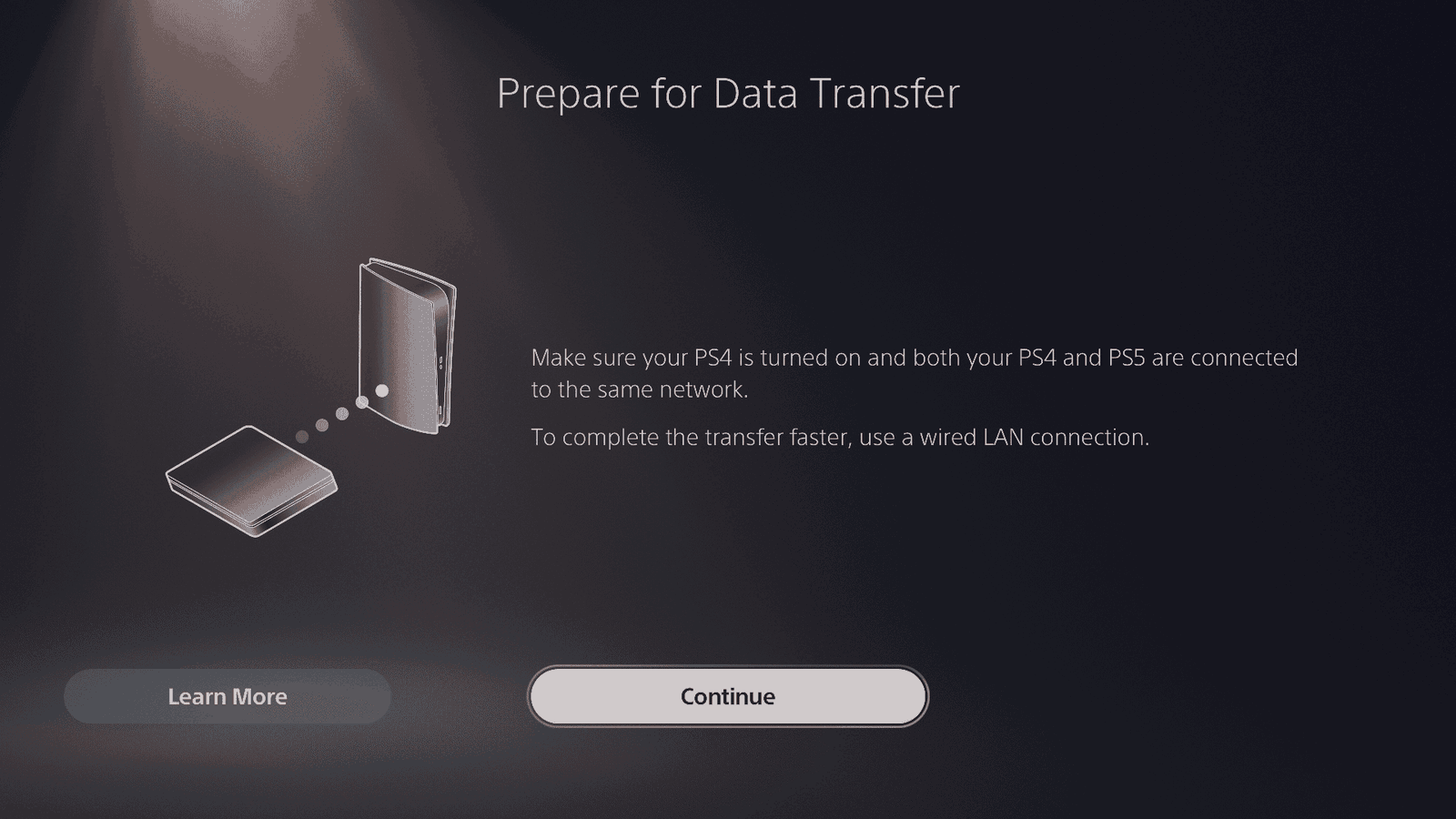 PS5 to PS4 Data Transfer -03