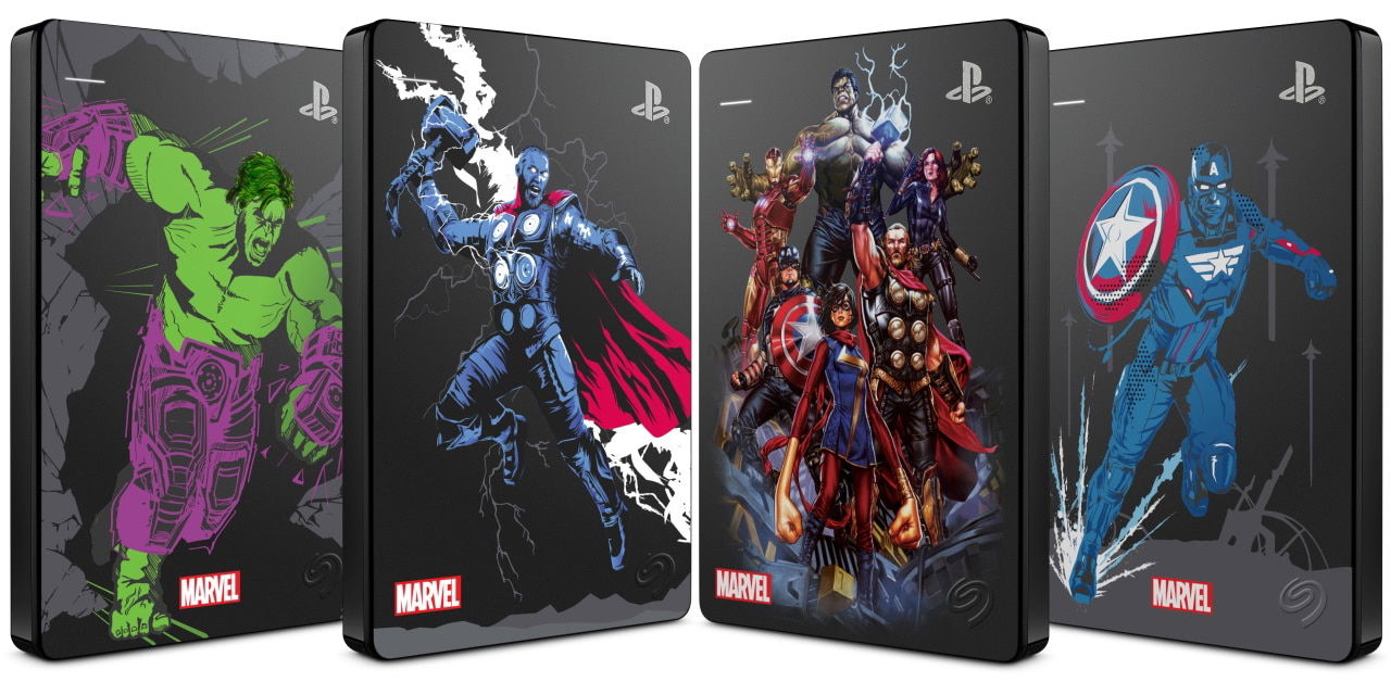 Seagate Game Drive for PS4 - Avengers All Drives