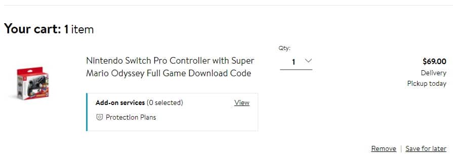 Walmart Nintendo Switch Pro Controll plus Super Mario Odyssey-2 | The Outerhaven Walmart Nintendo Switch Pro Controll plus Super Mario Odyssey-2