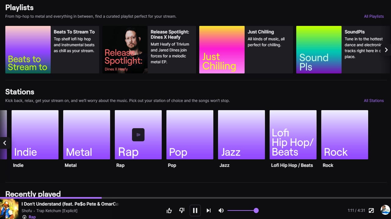 twitch soundtrack | The Outerhaven twitch soundtrack