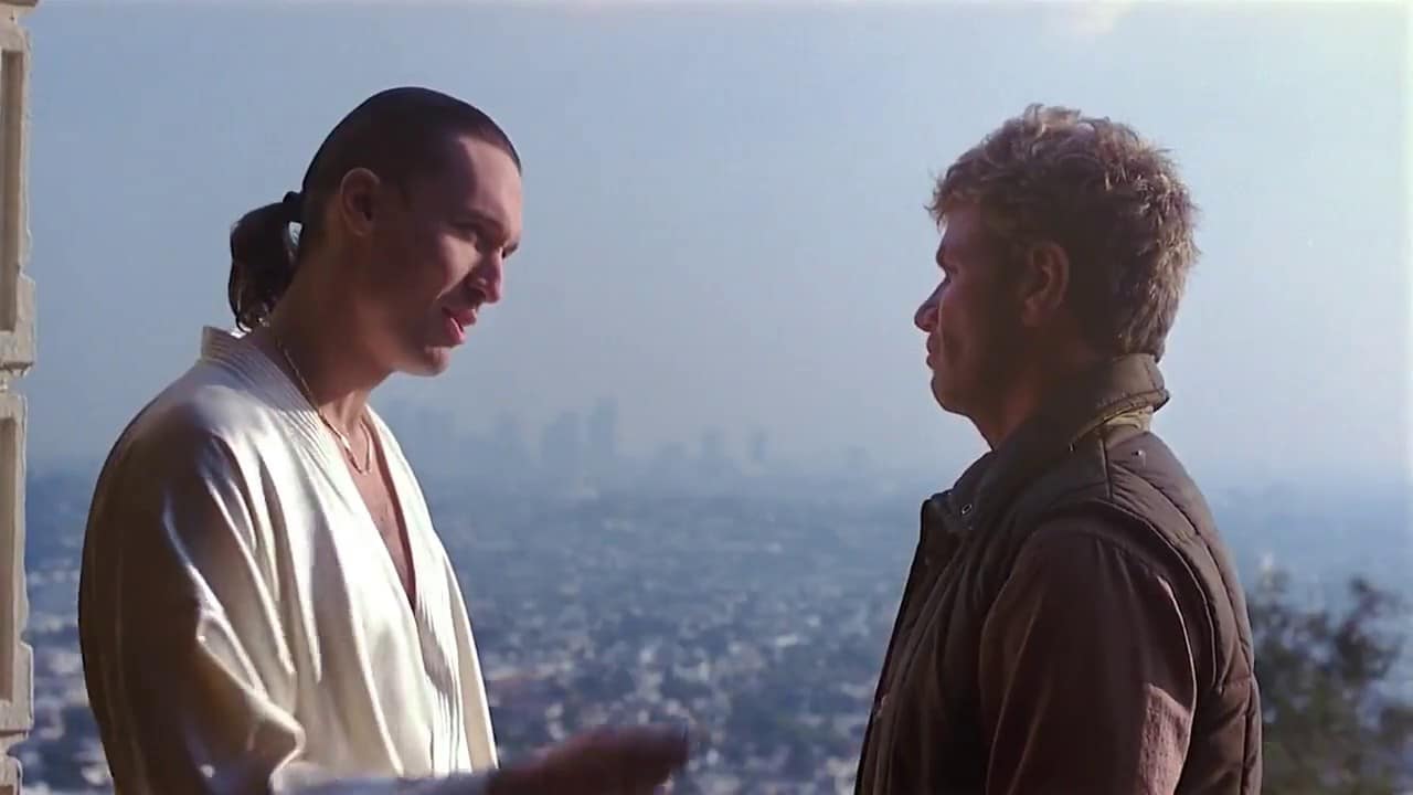 Kreese meets with Terry Silvers - Karate Kid III | The Outerhaven Kreese meets with Terry Silvers - Karate Kid III