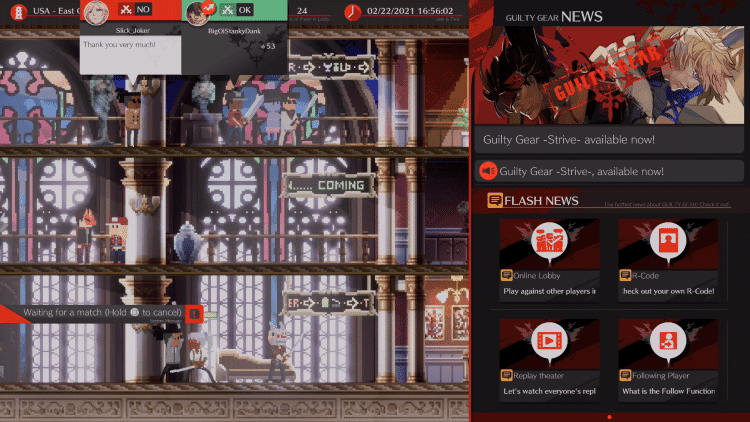 Guilty Gear Strive Lobby -02 | The Outerhaven Guilty Gear Strive Lobby -02