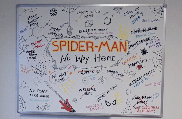 Spiderman White Board Title Reveal | The Outerhaven