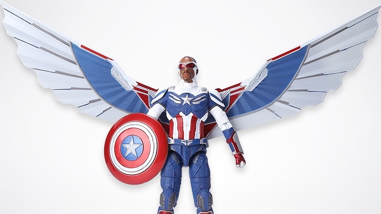 Sam Wilson Captain American Marvel Select Toy 750-422_header | The Outerhaven Sam Wilson Captain American Marvel Select Toy 750-422_header
