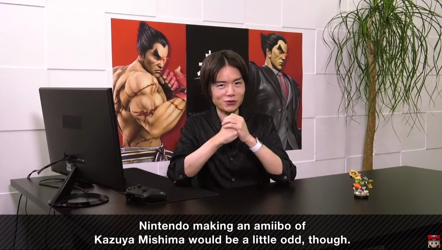 So Kazuya isn't getting an amiibo? Say it so, Mashiro Sakurai!