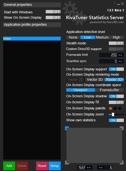 Rivatuner enable framerate cap