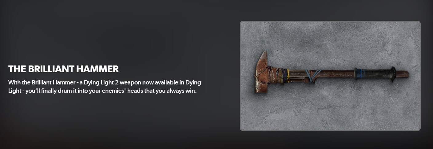Dying Light 2 Brilliant Hammer | The Outerhaven Dying Light 2 Brilliant Hammer