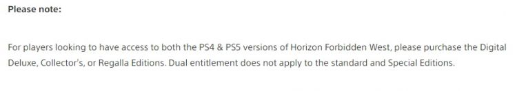 Horizon Forbidden West no more free disc upgrade | The Outerhaven Horizon Forbidden West no more free disc upgrade