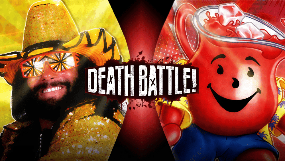 Macho_Man_vs_Kool_Man | The Outerhaven Macho Man Vs Kool-Aid Man, Death Battle