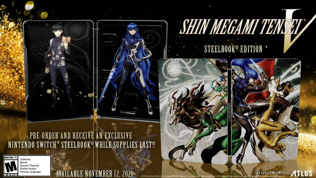 Shin Megami Tensei V steelbook | The Outerhaven Shin Megami Tensei V steelbook