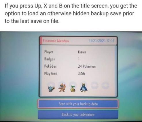 Pokémon Brilliant Diamond & Pokémon Shining Pearl autosave fix