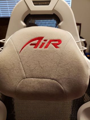 Hair on headrest DXRacer Air Mesh | The Outerhaven