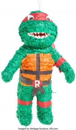 Teenage_Mutant_Ninja_Turtles_First_Licensed_TMNT_Pinata_Heritage_Auctions | The Outerhaven Teenage Mutant Ninja Turtles