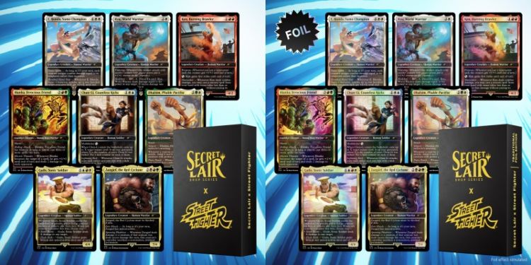 secretlairxstreetfighter-cards | The Outerhaven Secret Lair x Street Fighter