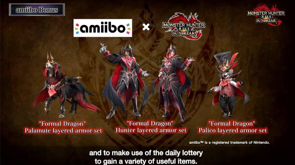 Monster Hunter Sunbreak Amiibos Unlocks | The Outerhaven Monster Hunter Sunbreak Amiibos Unlocks