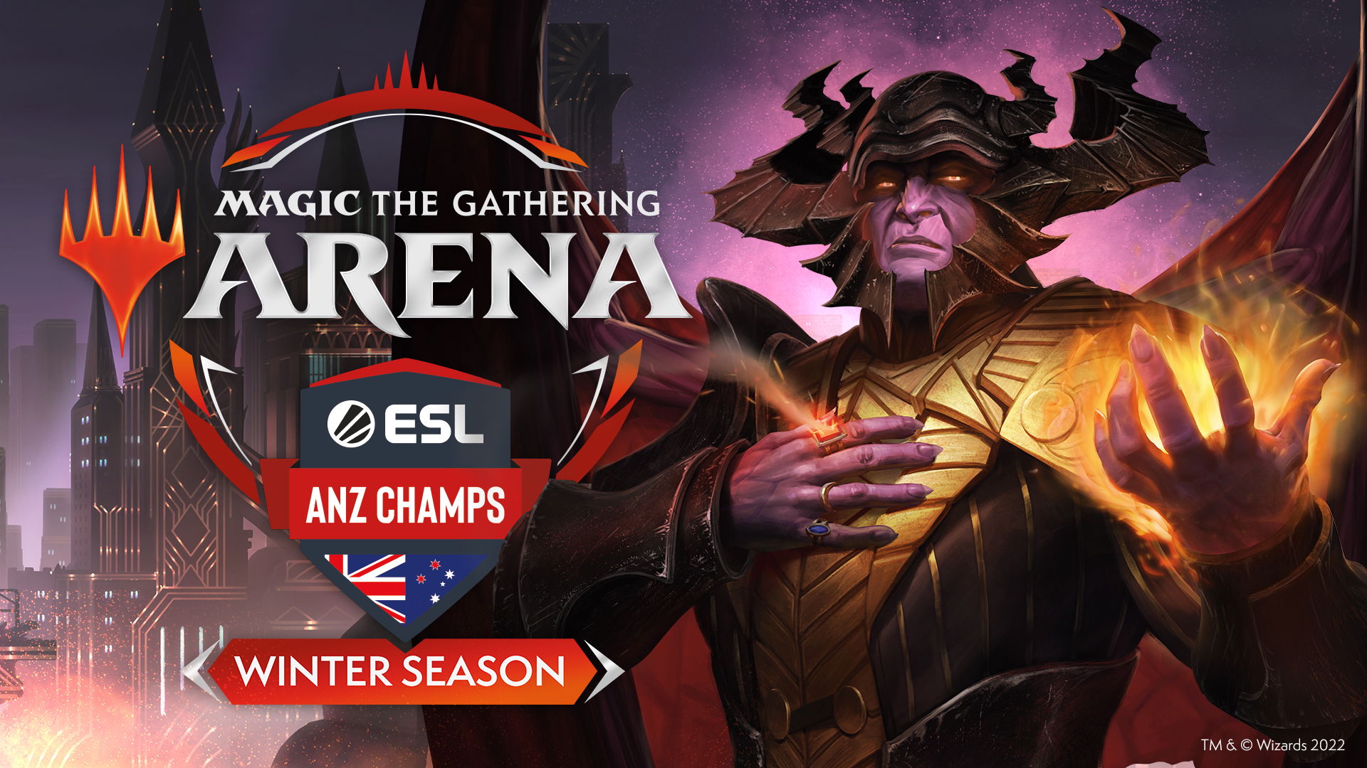 MTGA ESL ANZ Champs 2022 WS1 Key Art 1920x1080 | The Outerhaven Magic: The Gathering