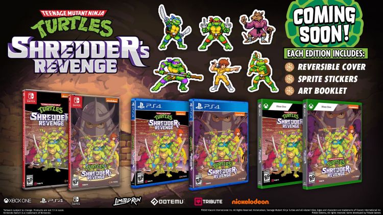 TMNT Shredders Revenge Limited Run Games