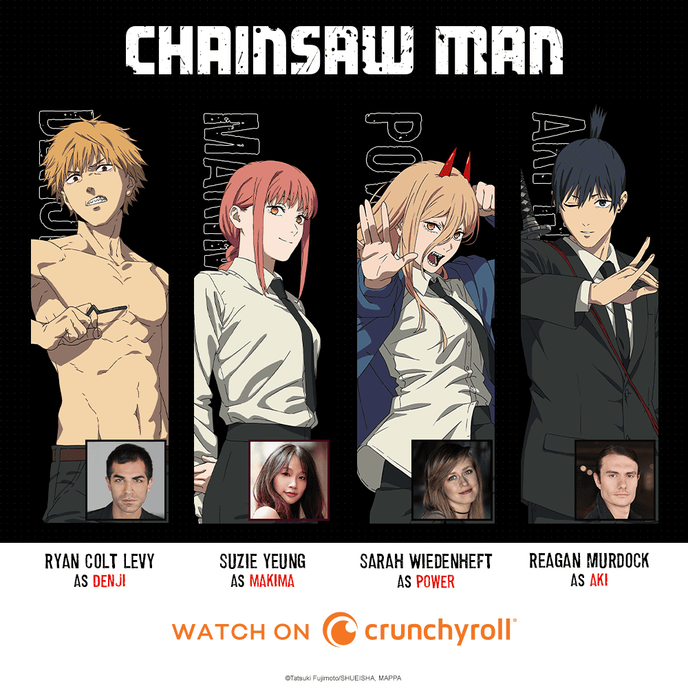 CSM Dub Voice Actors 1x1 | The Outerhaven Chainsaw Man