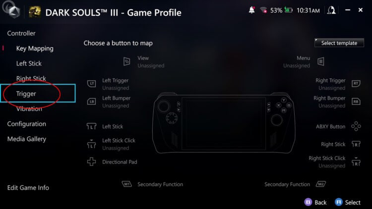 Fix Asus Rog Ally Trigger Sensitivity-02 | The Outerhaven Fix Asus Rog Ally Trigger Sensitivity-02