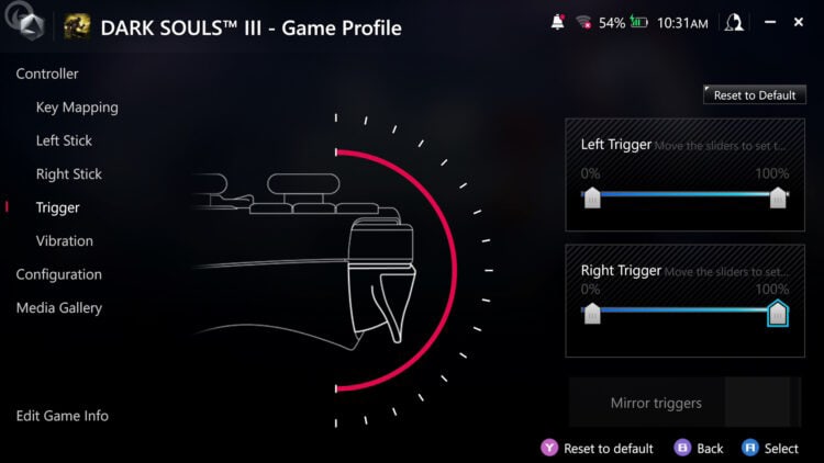 Fix Asus Rog Ally Trigger Sensitivity-03 | The Outerhaven Fix Asus Rog Ally Trigger Sensitivity-03