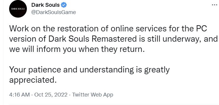Dark Souls Remastered Coming Back | The Outerhaven Dark Souls Remastered Coming Back