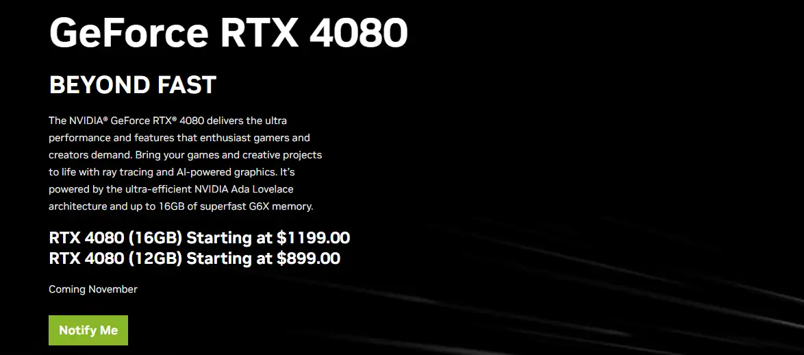 RTX 4080 GPU Page September | The Outerhaven RTX 4080 GPU Page September