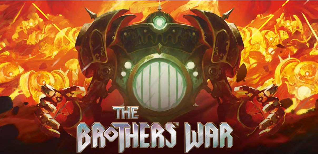 Brothers-War-Header | The Outerhaven The Brothers War, Magic: The Gathering, Transformers