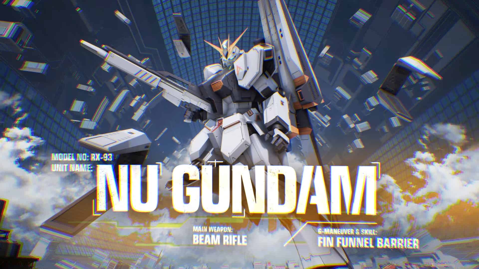 GUNDAM EVOLUTION - Season 2 Mobius Nu Gundam | The Outerhaven GUNDAM EVOLUTION - Season 2 Mobius Nu Gundam