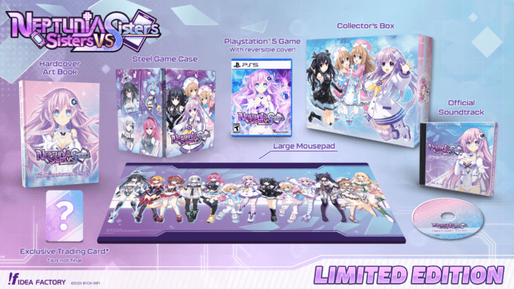 Limited Edition Idea Factory International Neptunia Sisters vs Sisters