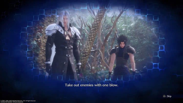 Crisis Core Final Fantasy VII Reunion Screenshot | The Outerhaven Zack Fair Sephiroth Square Enix Final Fantasy 7 Crisis Core